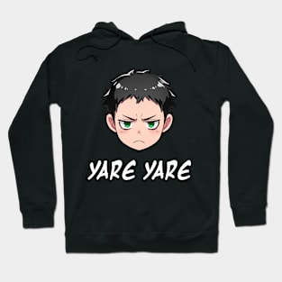 Annoyed Anime Emoji Yare Yare - Anime Shirt Hoodie